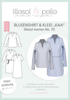 Schnittmustertitelbild Blusenshirt und Kleid Kaia lillesol women No. 70